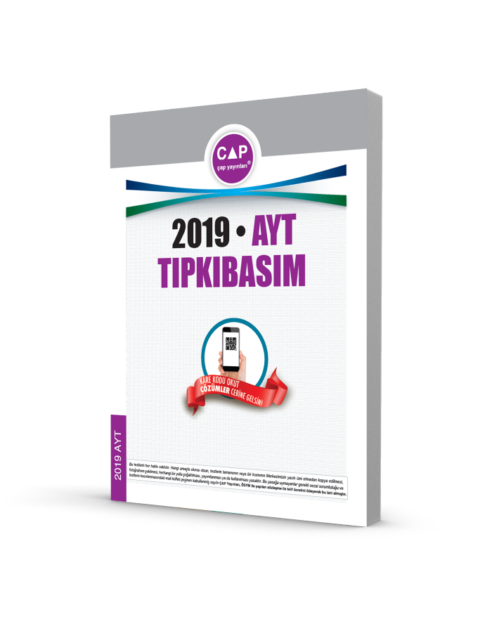 ÇAP YKS AYT TIPKI BASIM 2019